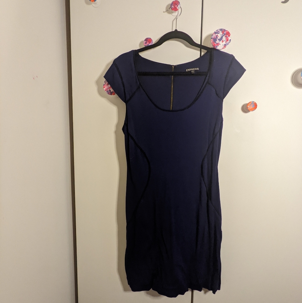 Blue dress